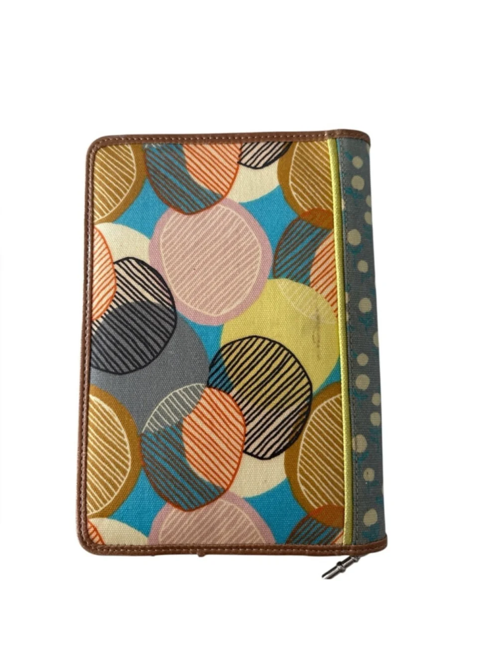 Fossil Multicolor Circle Pattern folder/organizer